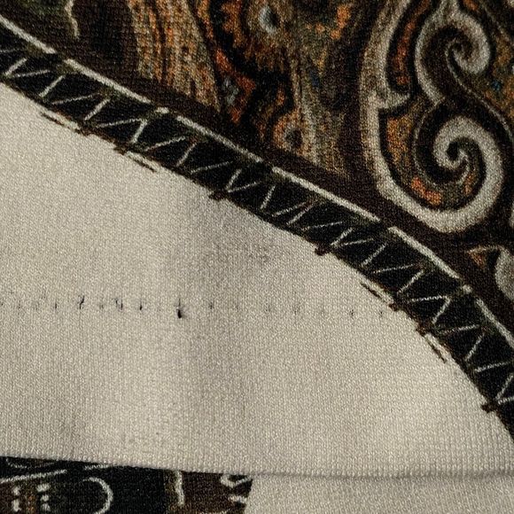 Etro Milano Paisley Peplum Top Womens Size 42 Multicolor Viscose Wool - Picture 16 of 16